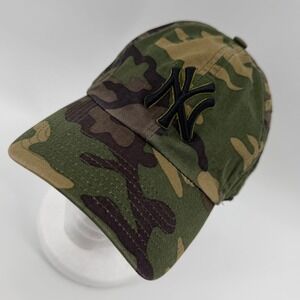New York Yankees Camo Baseball Cap Fitted "The Franchise" XL